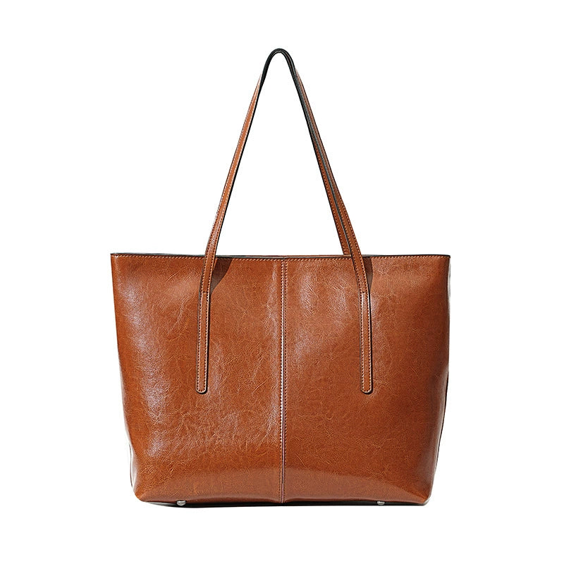 Timber - Real Leather Tote Bag