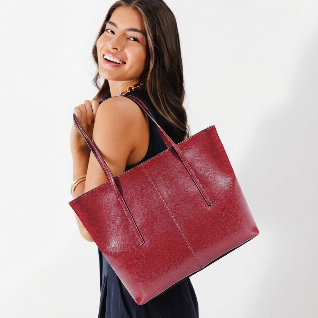 Timber - Real Leather Tote Bag
