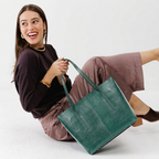 Timber - Real Leather Tote Bag