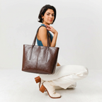 Timber - Real Leather Tote Bag