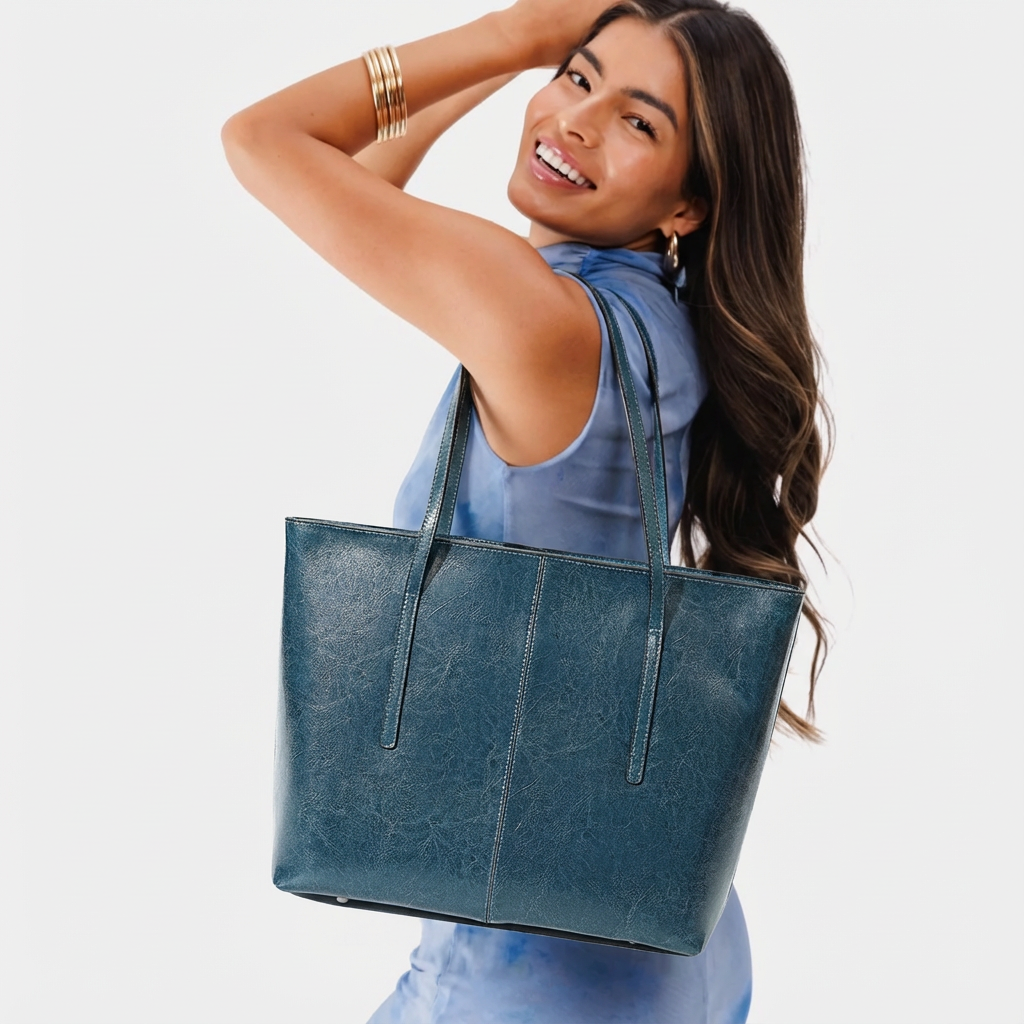 Timber - Real Leather Tote Bag